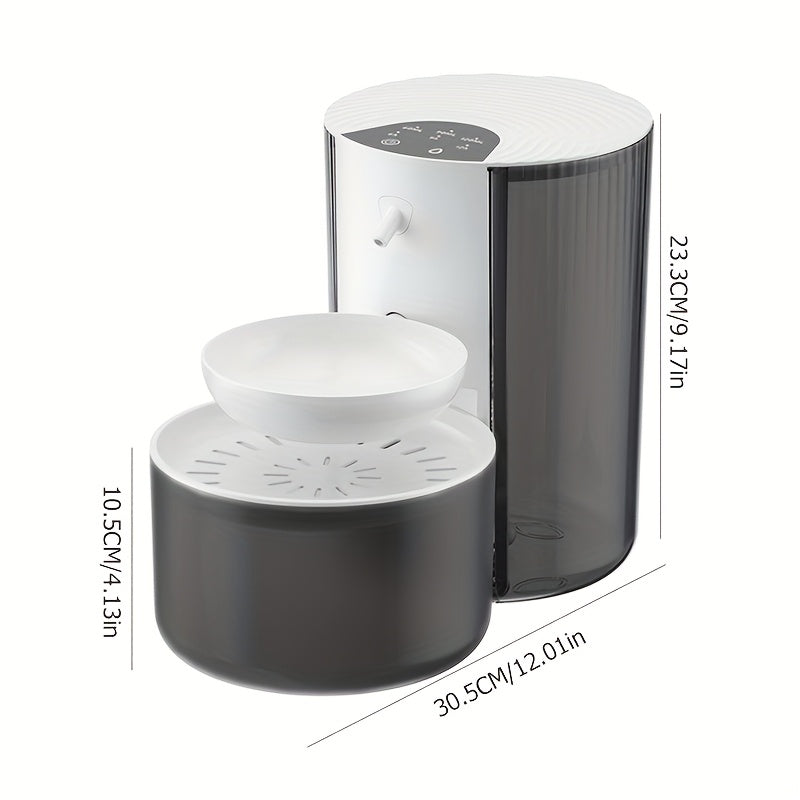 Smart kattefontene 3L – med USB og batteri for fleksibel bruk