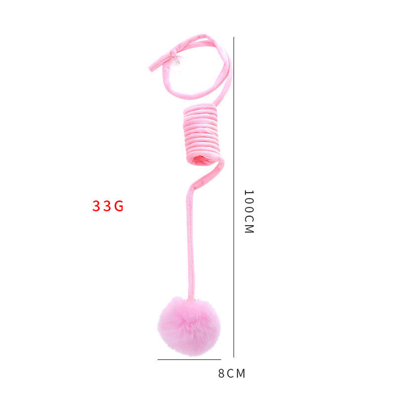 Interactive Rabbit Hair Ball Cat Toy-5