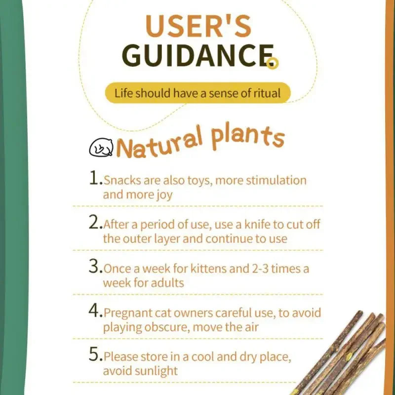 🐱 Naturlige tyggepinner med kattemynte – for lek og tannpleie