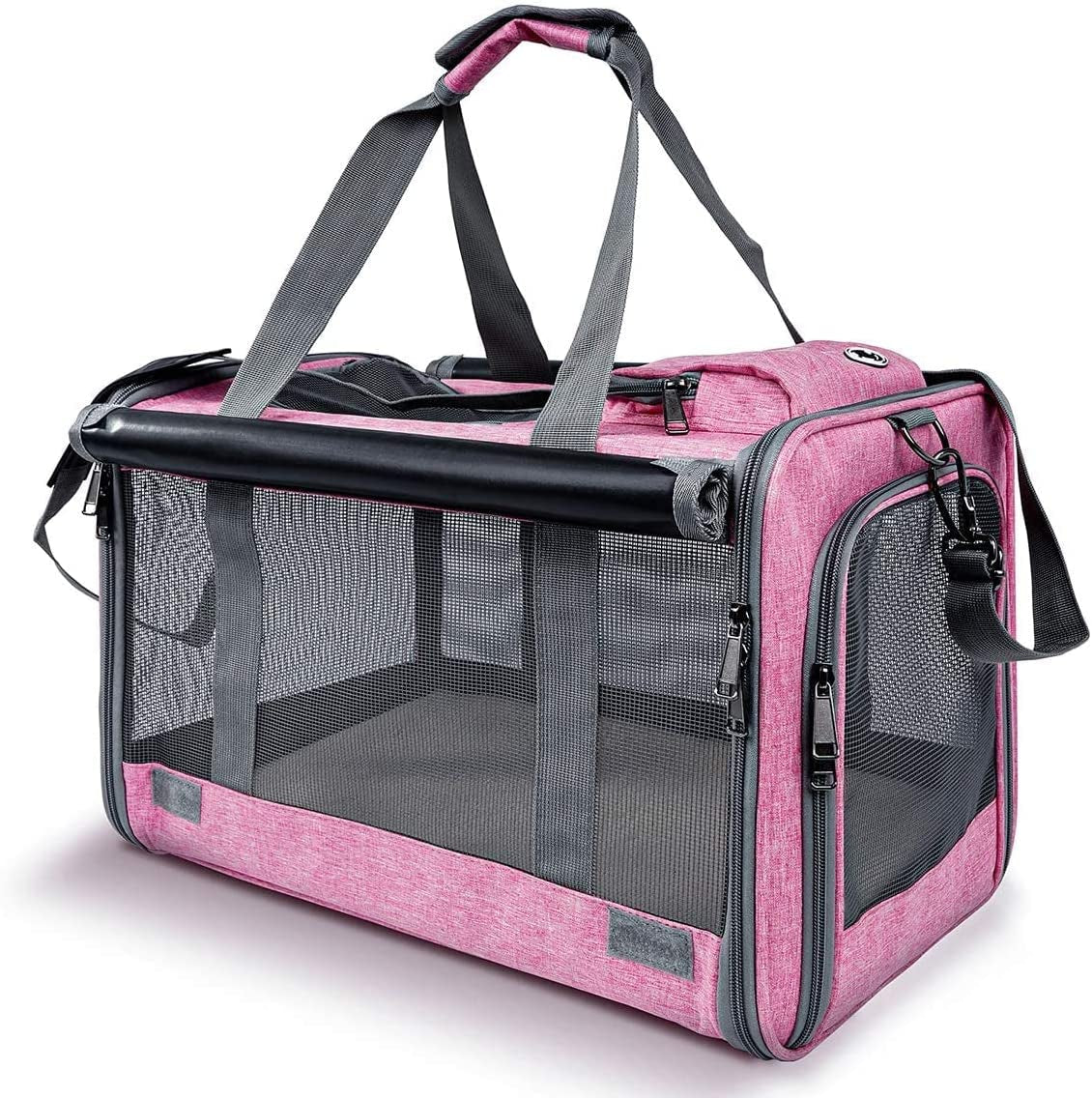 Spacious Soft-Sided Pet Carrier-0